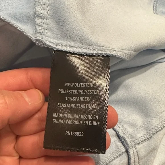 Idyllwind Light Blue Fringe Mini Skirt with Stud Details size XL - Picture 5 of 9